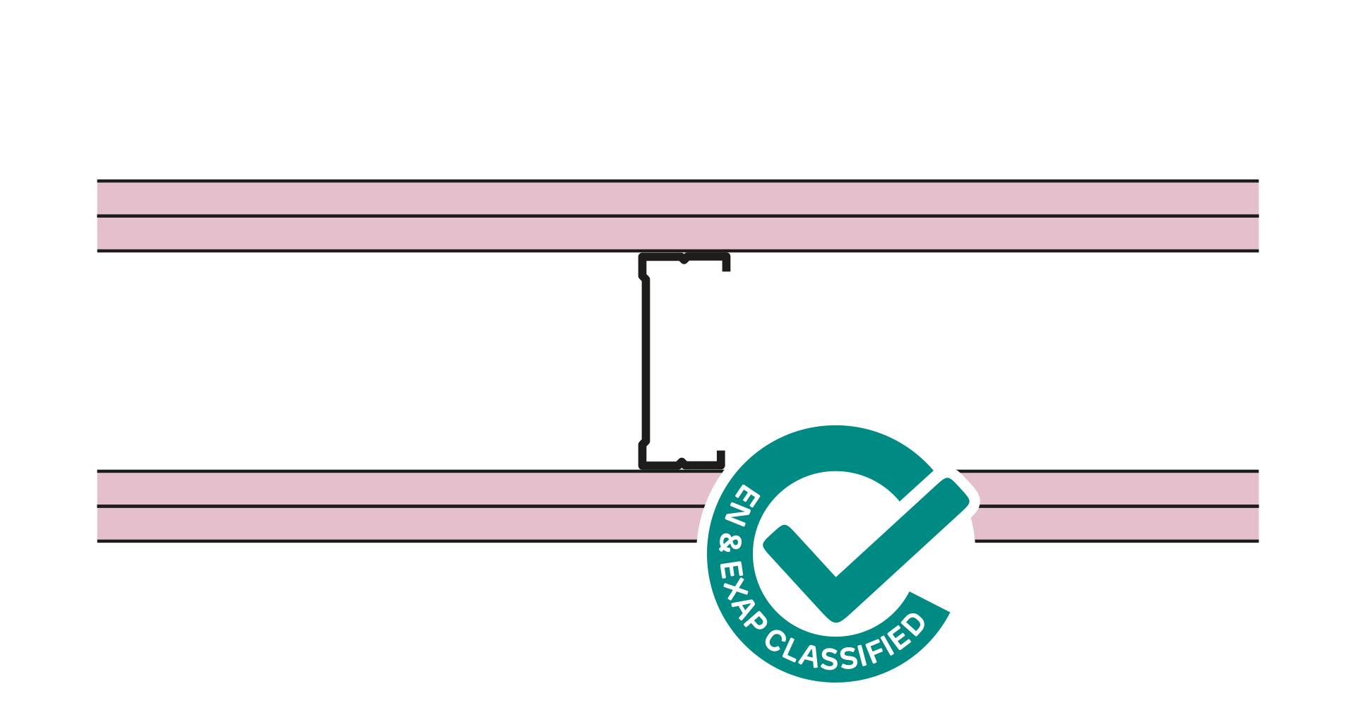 Siniat Single Frame Partition CS90R-215F