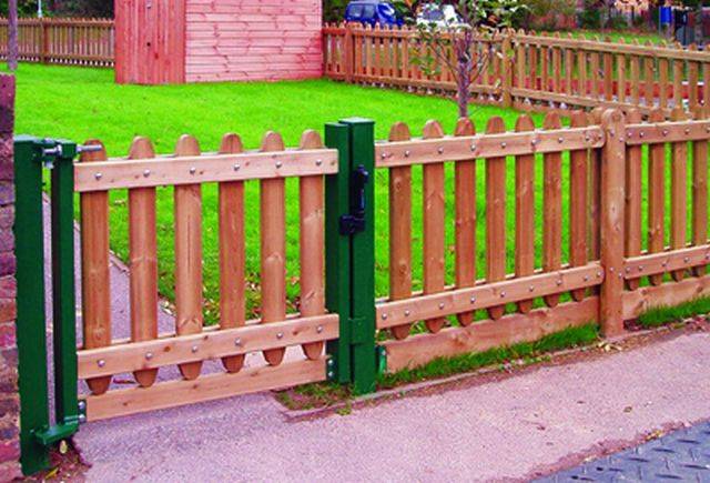 Playtime Timber Fencing