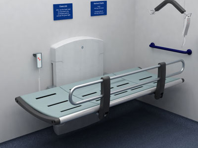 Height Adjustable Changing Bench CP CB 3-7