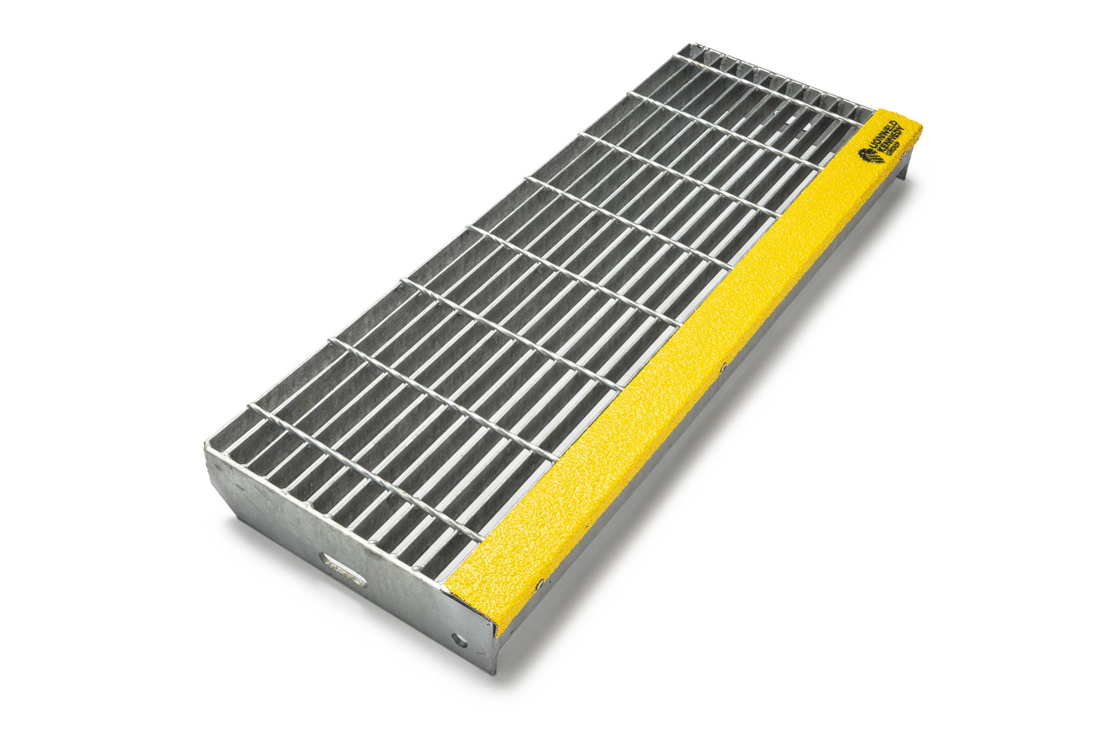 Steel Stair Treads - 20mm Ball Proof  - Open Steel Grating