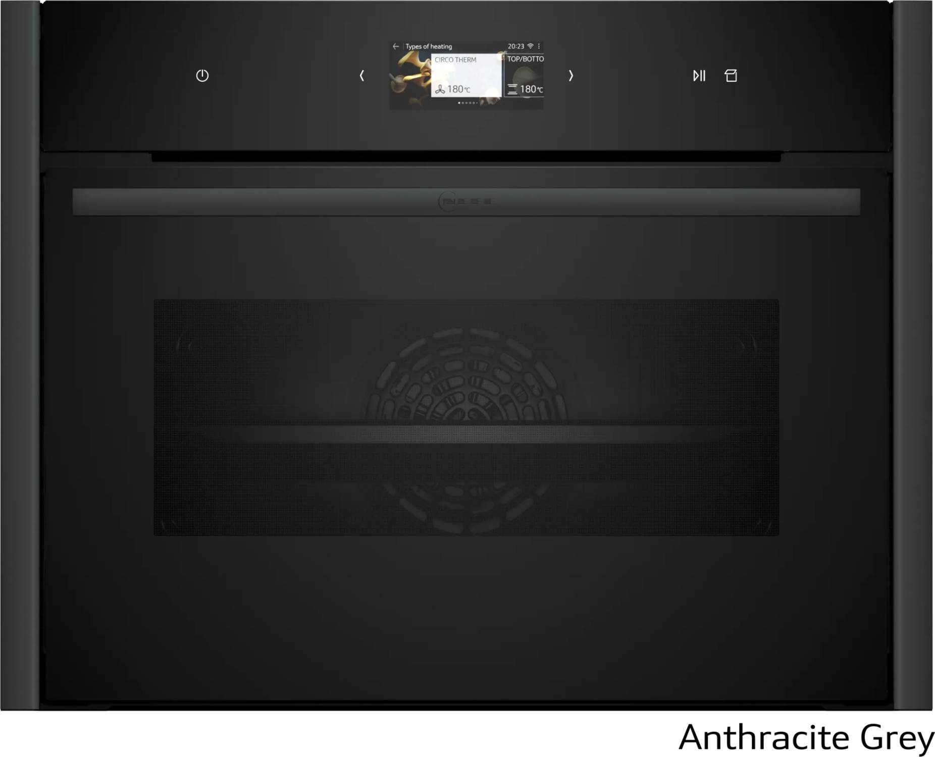 Compact 45cm Steam Ovens Grey trim