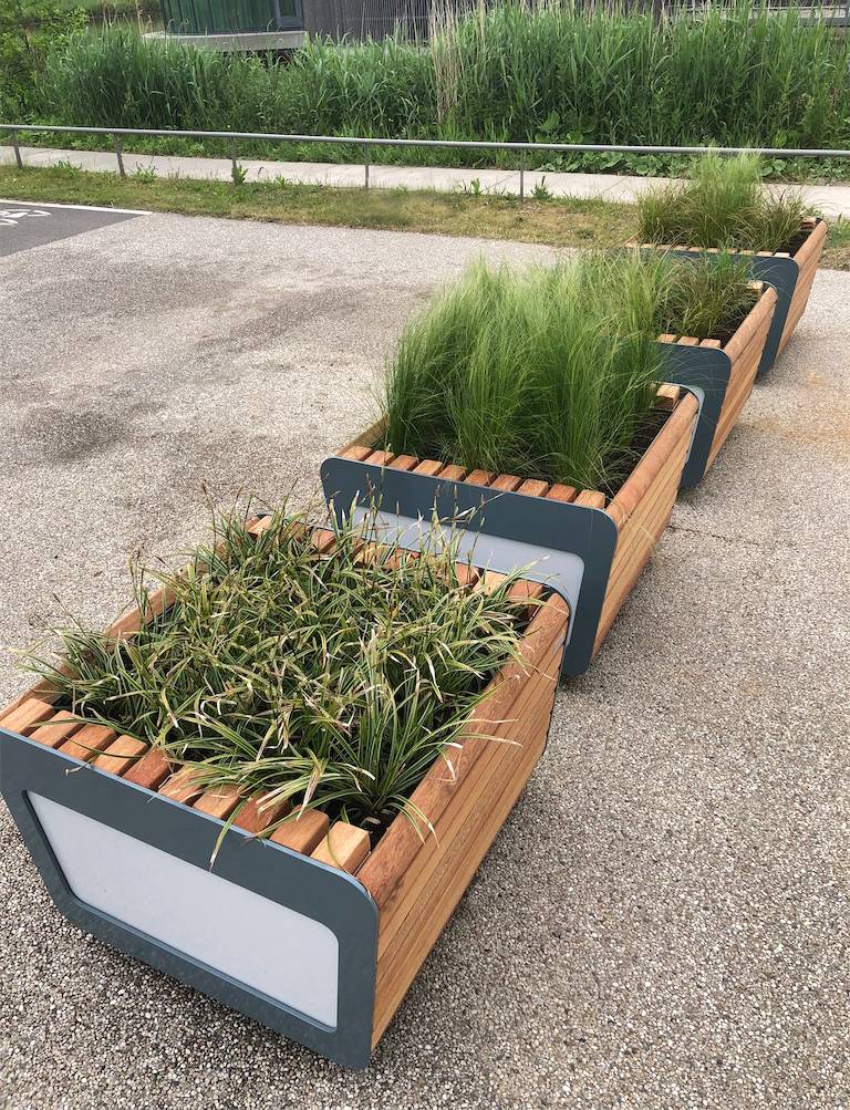 FalcoLinea Planter - Hardwood Planter