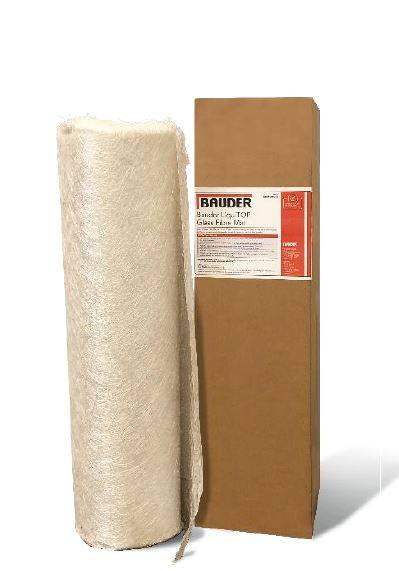 Bauder LiquiTOP Glass Fibre Mat - Chopped Strand Glass Fibre Reinforcement