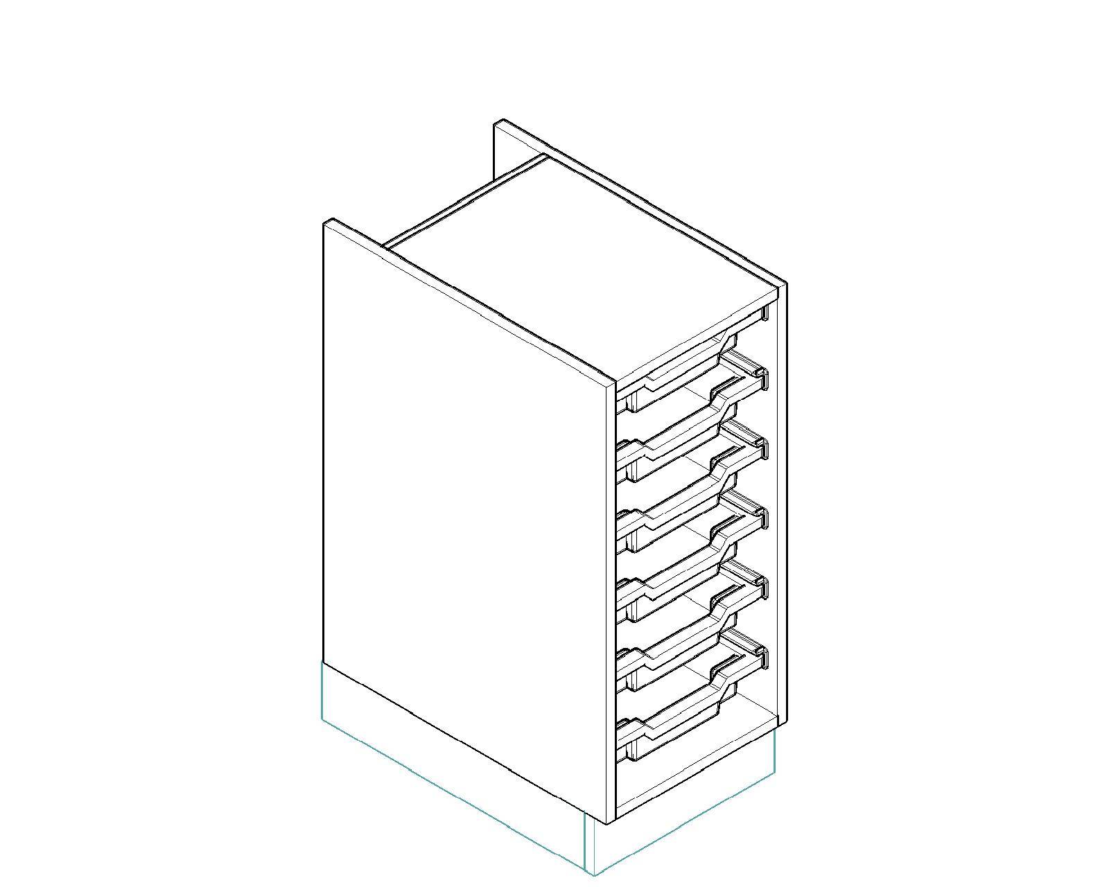 Base Unit with Storage Trays