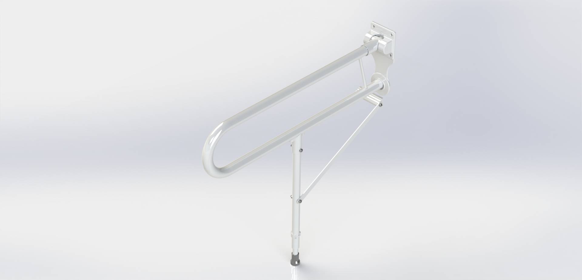 Alutec Hinged Support Rail