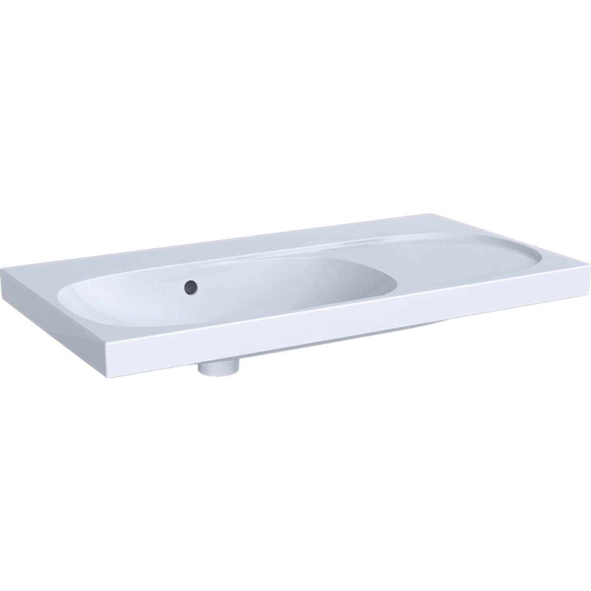 Acanto Washbasin with Right Shelf Surface