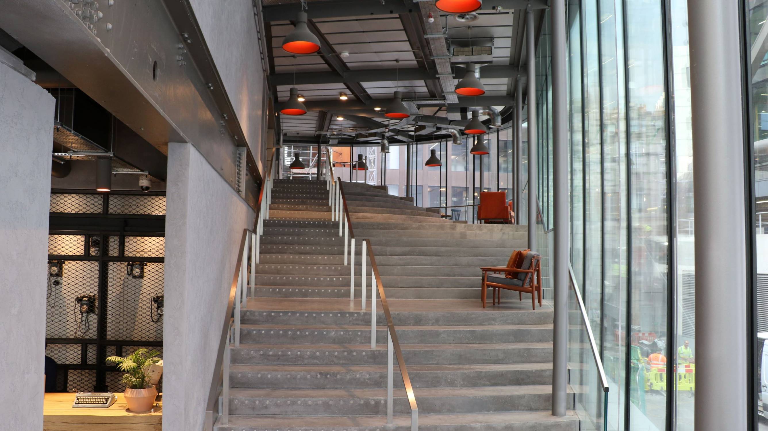 In-situ Polished Concrete Staircase