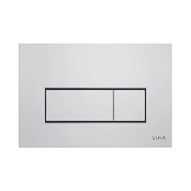 740-2380- Loop Square mechanical flush plate, Chrome - Flush Plate