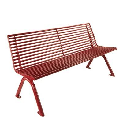 Bonn Steel Bench - With Backrest