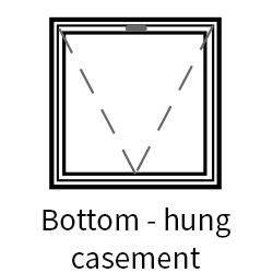 Series 41 Heavy Duty Bottom Hung Hinged Casement