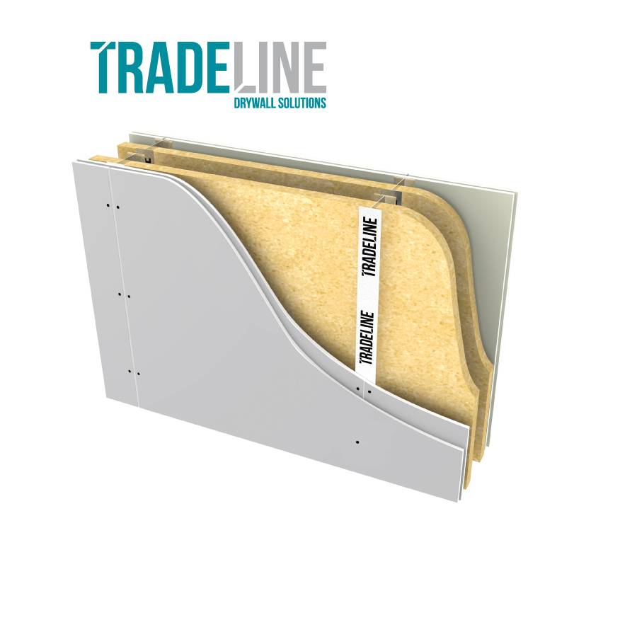 TRADELINE Twin Frame I Stud Partition Systems Utilising Siniat Board
