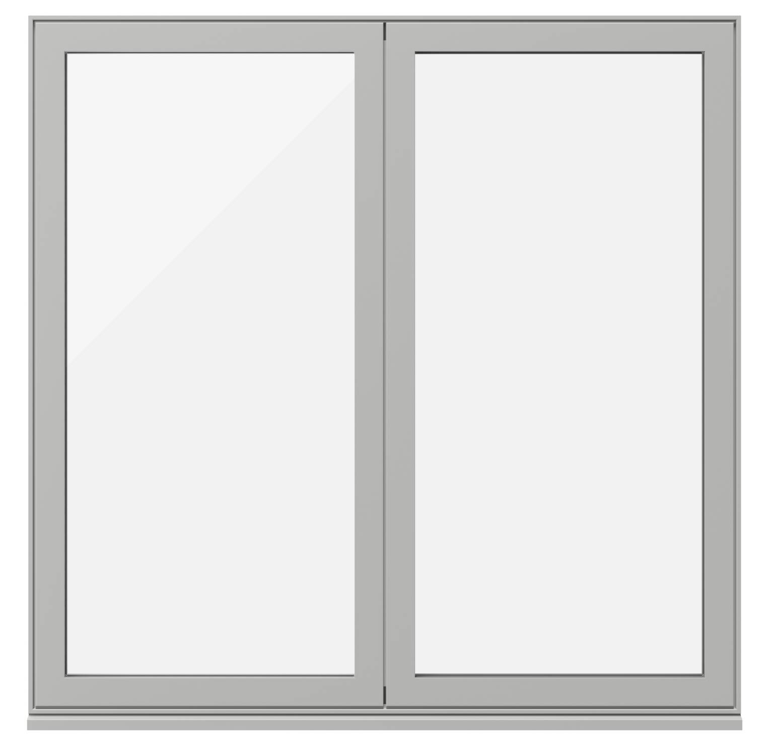 Classic Beaded French Window  - Aluminium Window