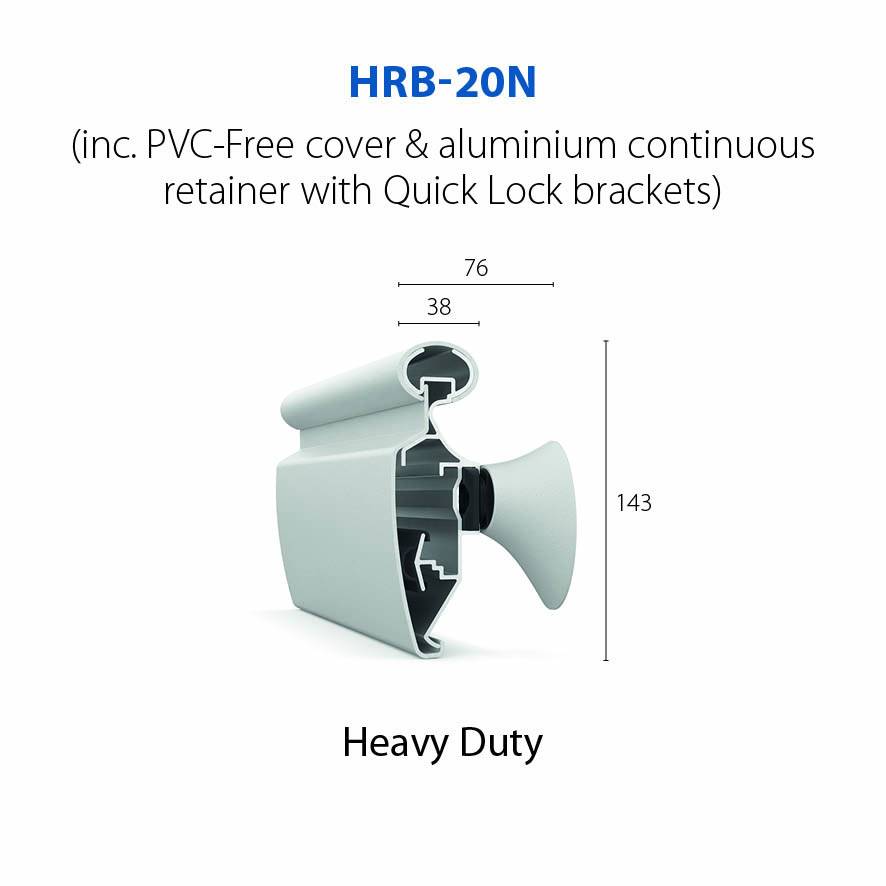 CS Acrovyn® PVC-Free HRB-20N & HRB-20ALN Hand/ Crash Rails 