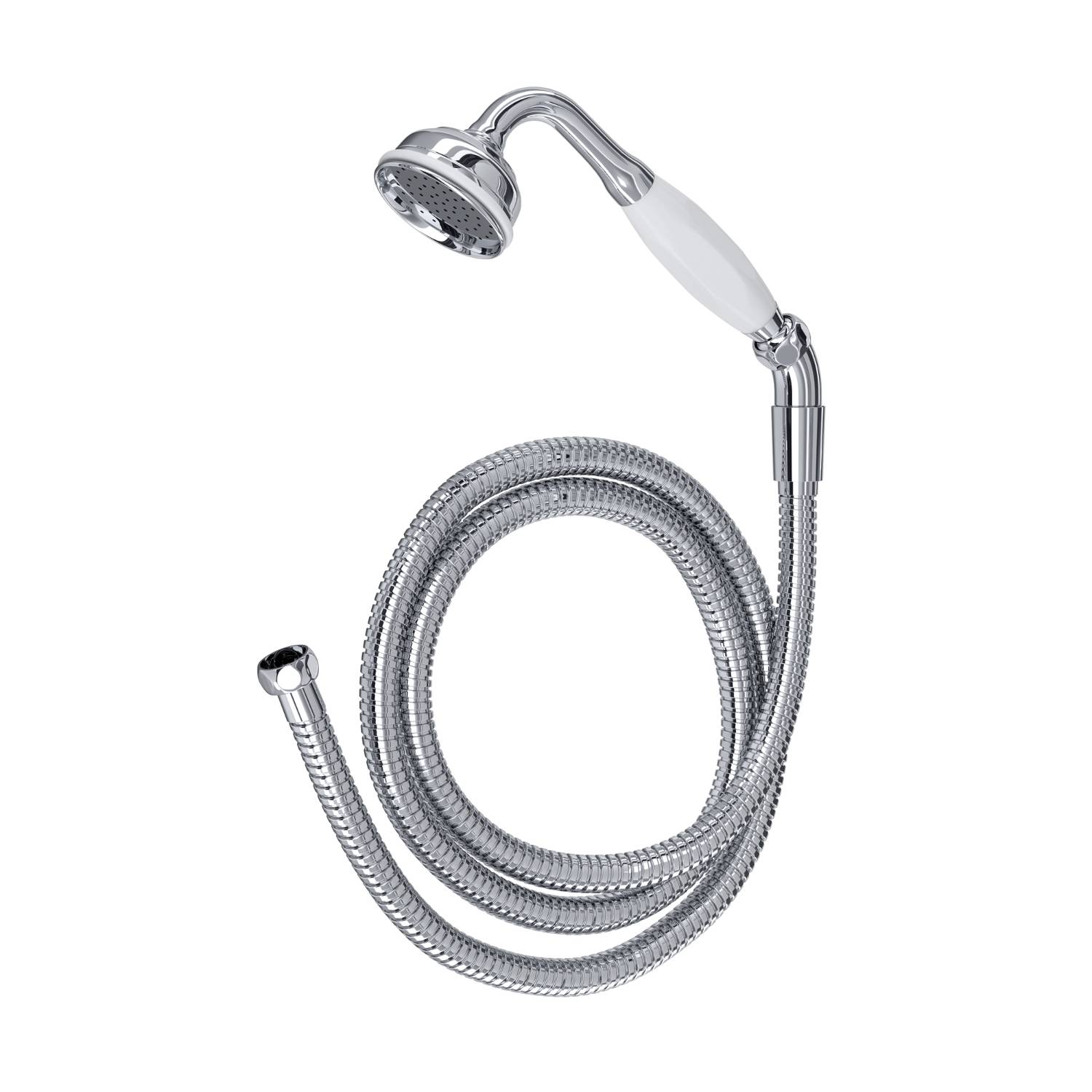 Traditional Inclined Handshower And Hose - Handshower