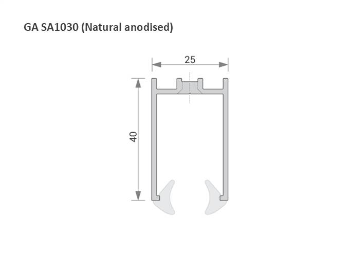 Glazing Channel 10/12 mm