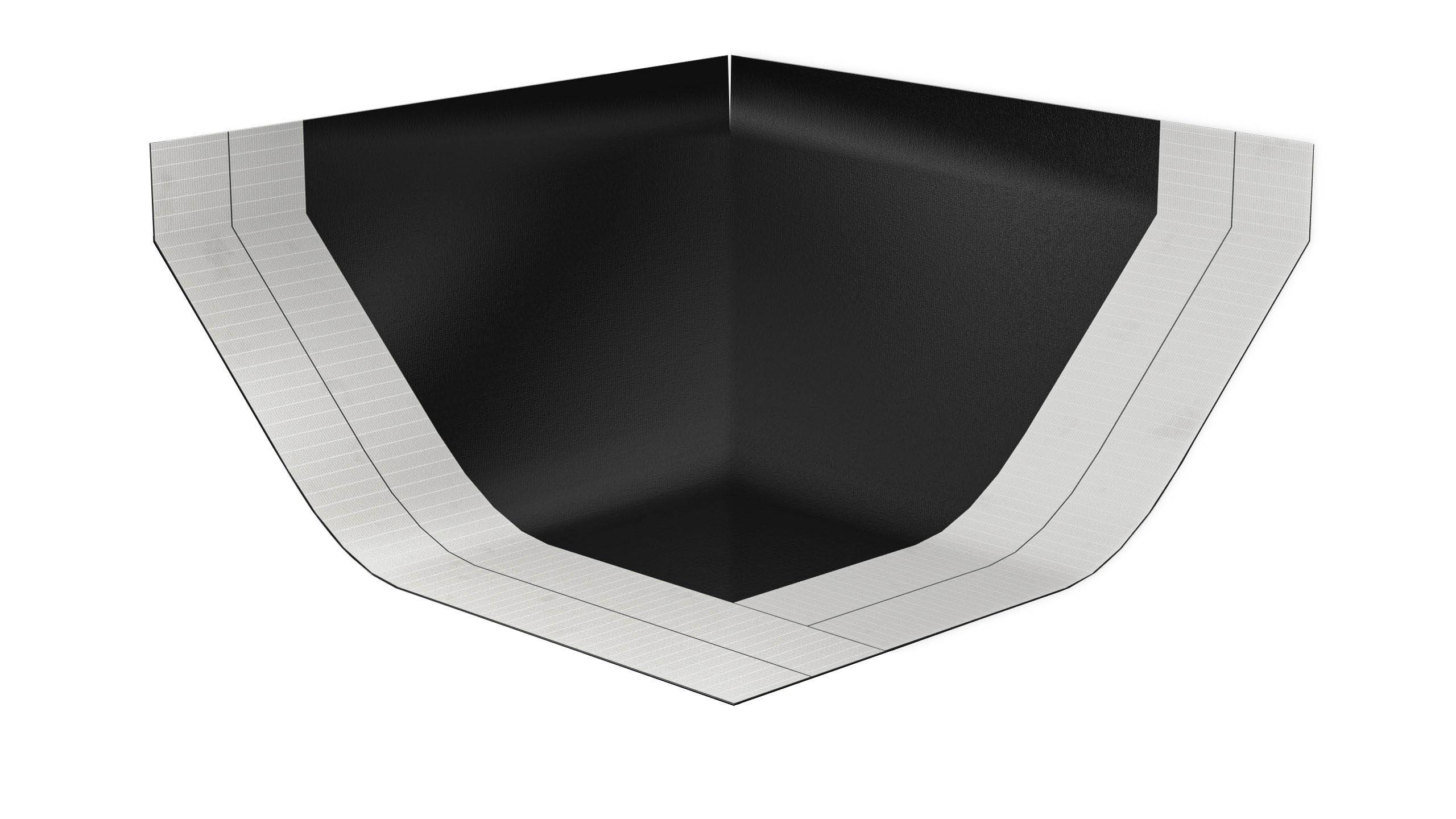 0243FR RapidTray Internal Preformed Corner - Cavity Tray