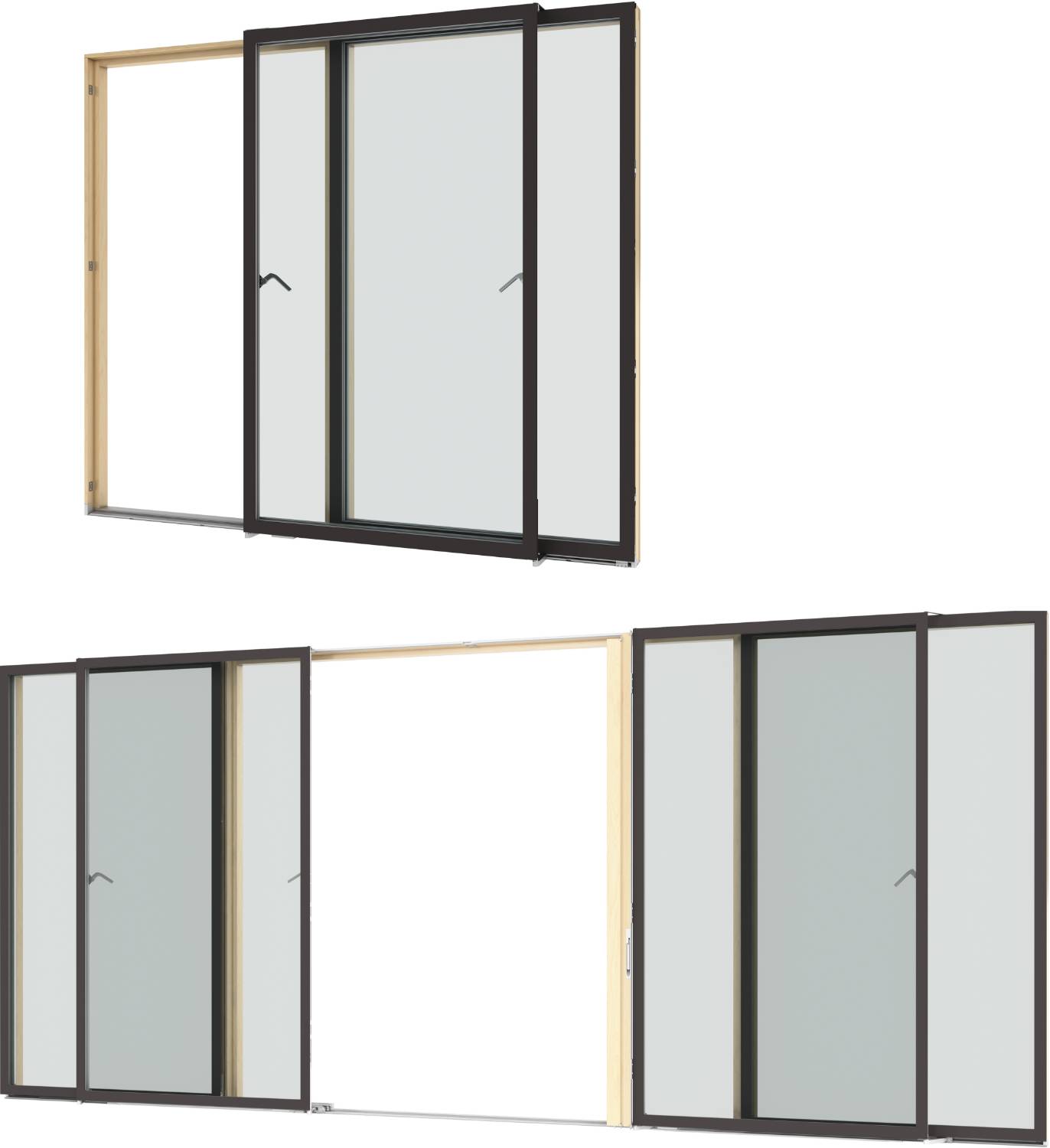 VELFAC 200 ENERGY Triple Glazed Sliding Casement Door