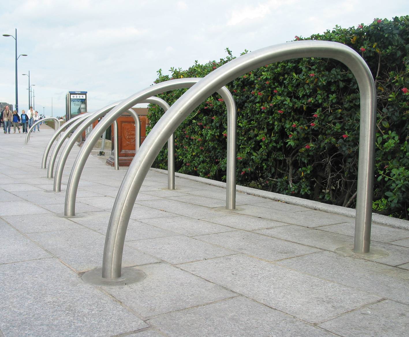 Fin Stainless Steel Cycle Stand