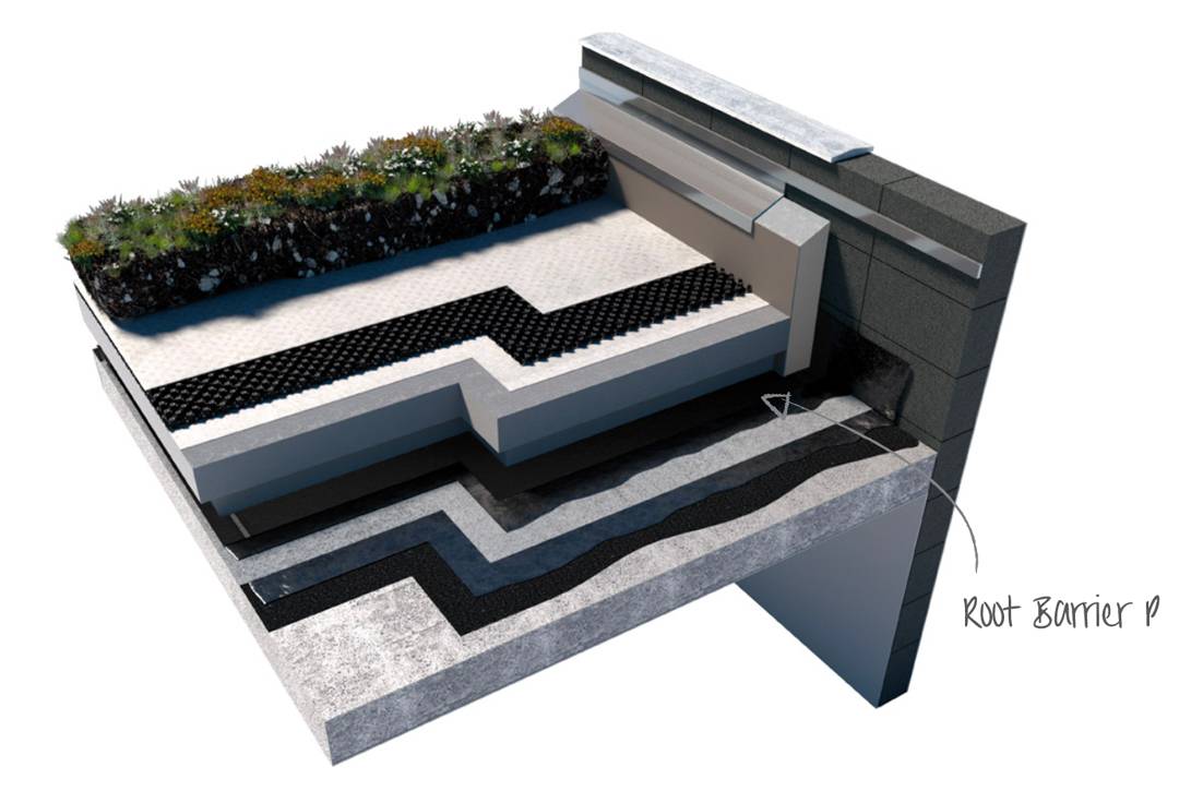 Radmat 370 Root Barrier P - Bitumen-Based Waterproofing Membrane