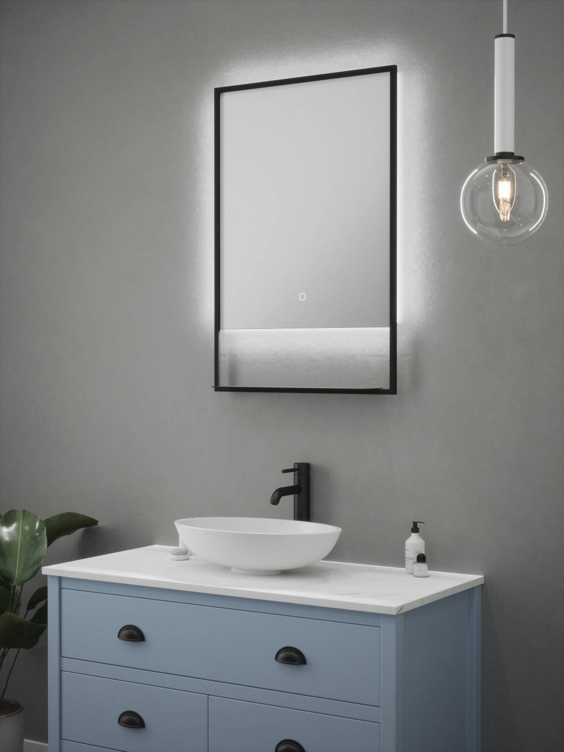 Mirror - Bailey Illuminated LED Mirror - SY9105 - Illuminated LED Bathroom Mirror