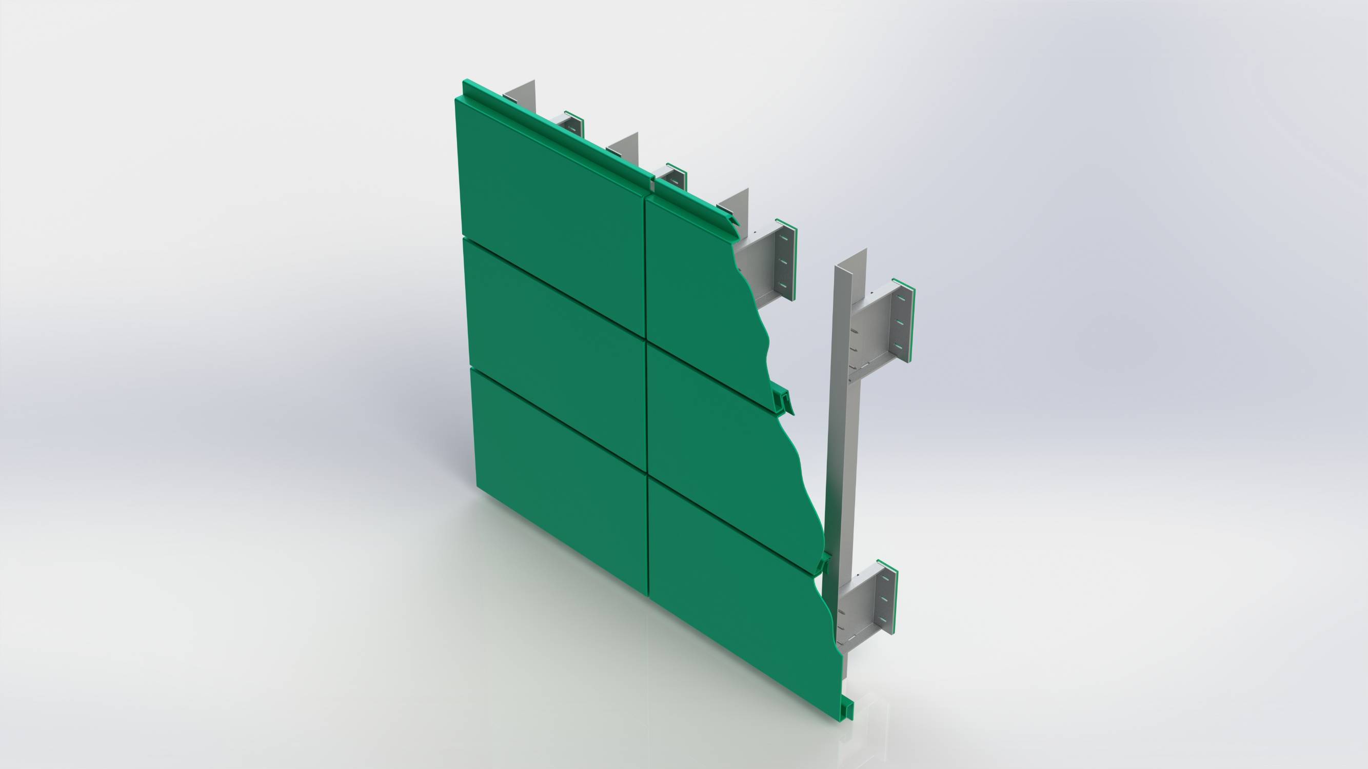 Bailey Platinum Modular Aluminium Rainscreen Cladding System - Secret Fix, Drain & Ventilated