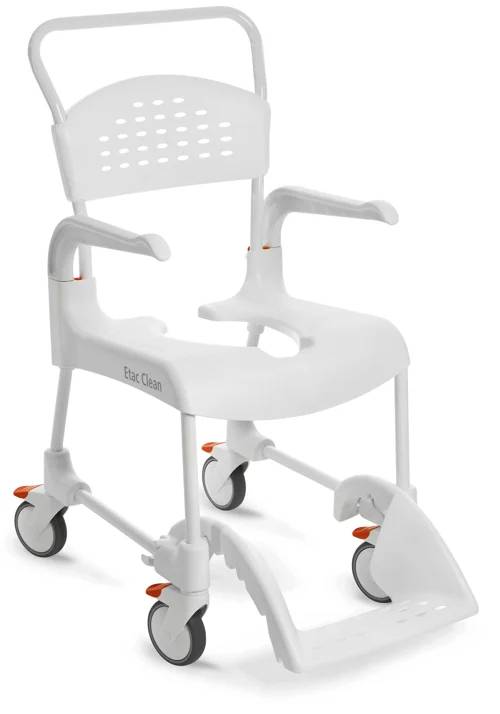 Etac Clean - 49 cm - Mobile Shower Commode Chair