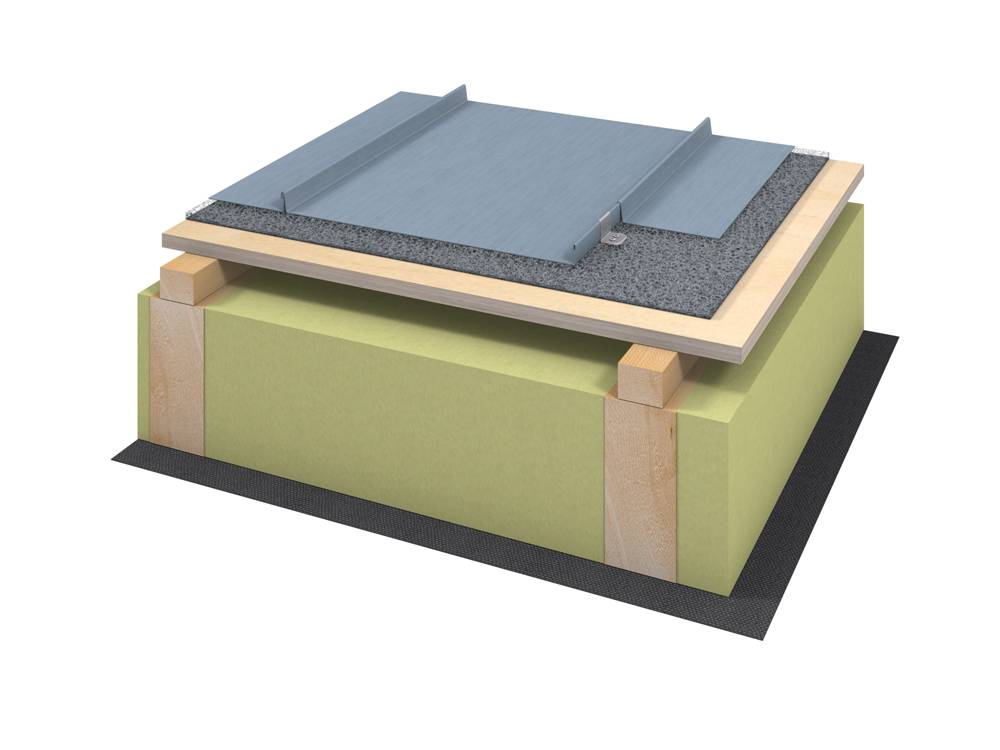 Double Standing Seam Vented (Roofing) - Zinc Roof
