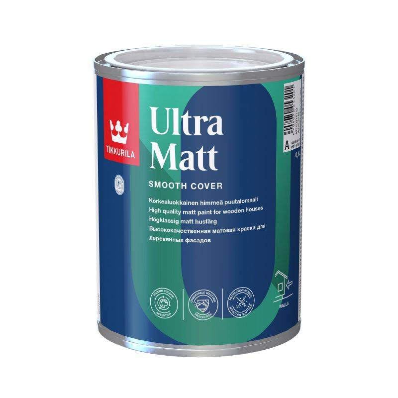 Ultra Matt - Matt opaque paint for exterior timber,