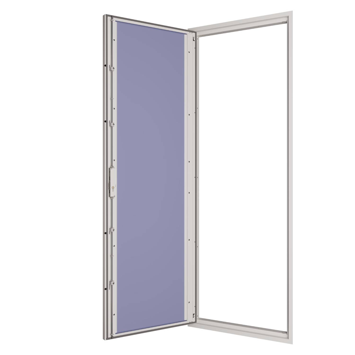 Metal Riser Door (Range 57) - Picture Frame - 90 Minutes Fire Rated - Smoke Tested - 33dB Acoustic - High Security - Riser Door