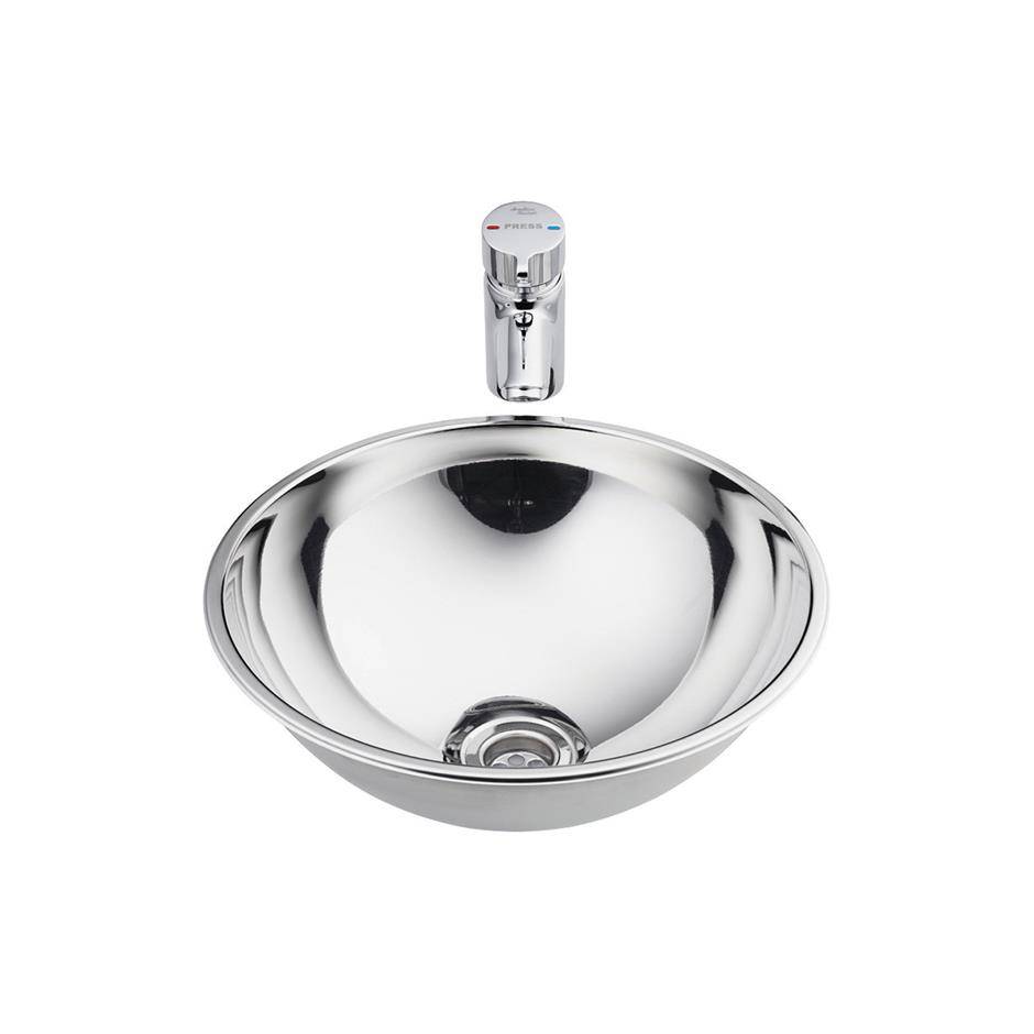 Troon 2 Stainless Steel Washbasin