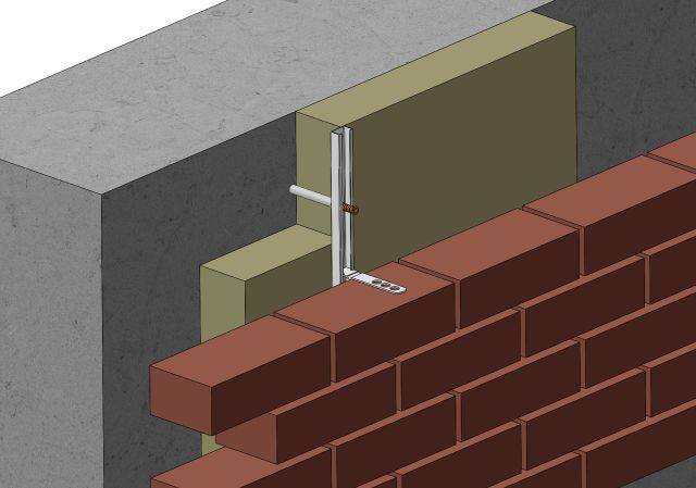 Wincro WC27 (25/14) Brick Tie Channels - To Concrete