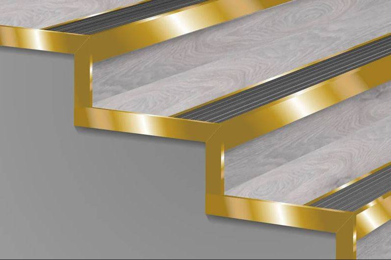 Stringer Trims Aluminium, Brass and uPVC Stair Trim CAT (Carpet