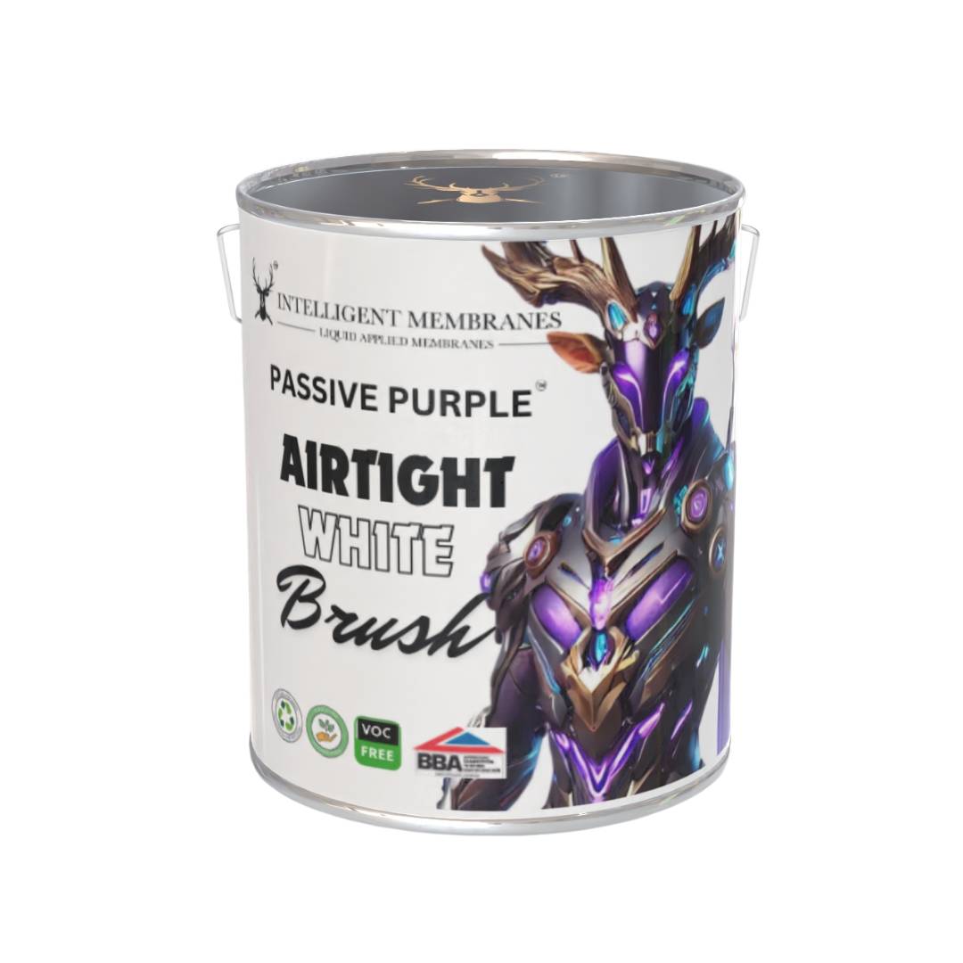 PASSIVE PURPLE - AIRTIGHT WHITE® BRUSH EDITION - Brush-applied Liquid Airtight Membrane