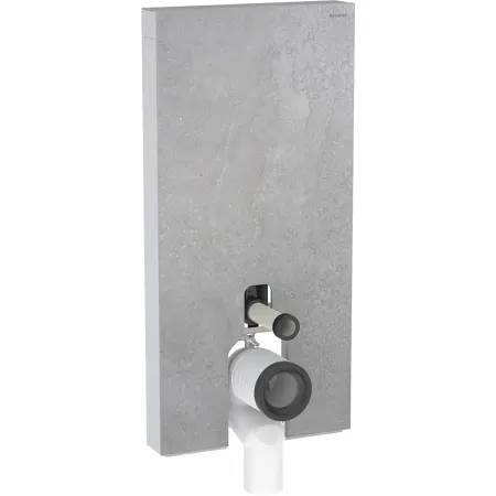 Geberit Monolith Plus sanitary module for floor-standing WC, 101 cm, front cladding made of stoneware