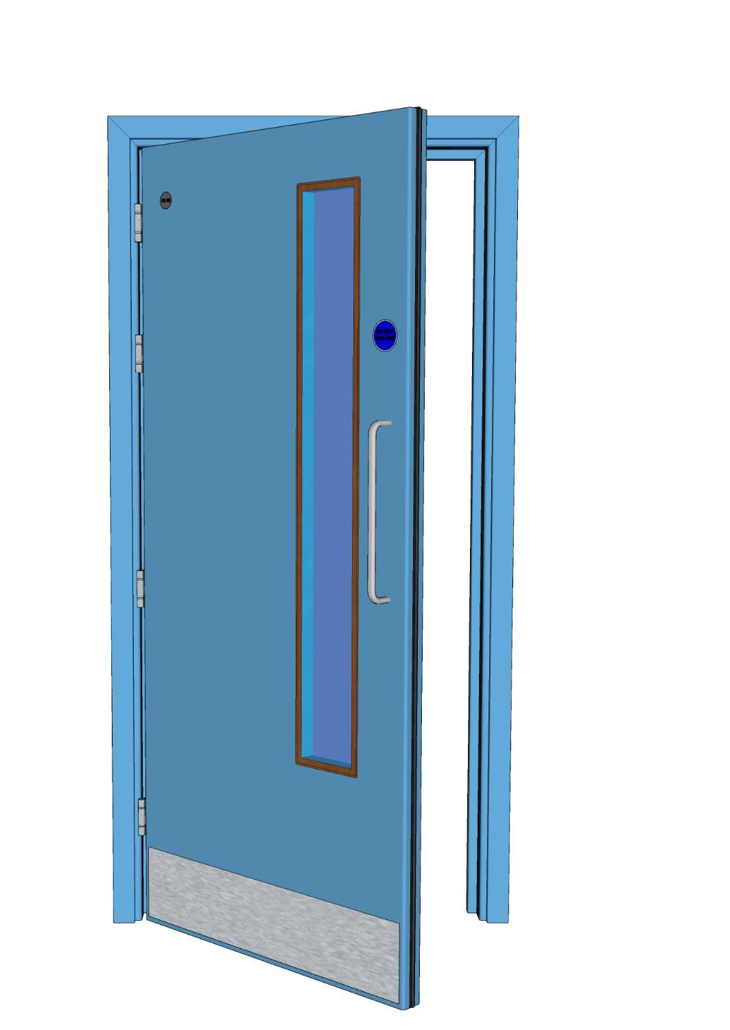 Lamdoor Single Door - PVC Postformed Medium Duty Doorset