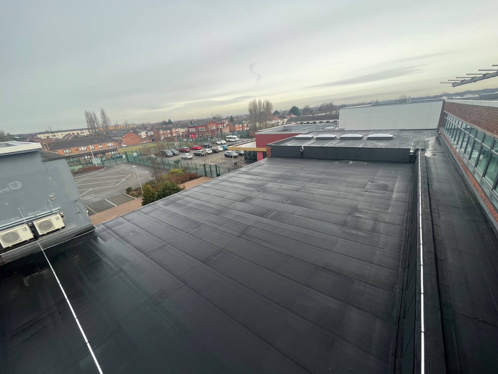 Reinforced Bituminous Membrane (Felt) Roofing System - IKO ULTRA Prevent - Built-up Flat Roofing System