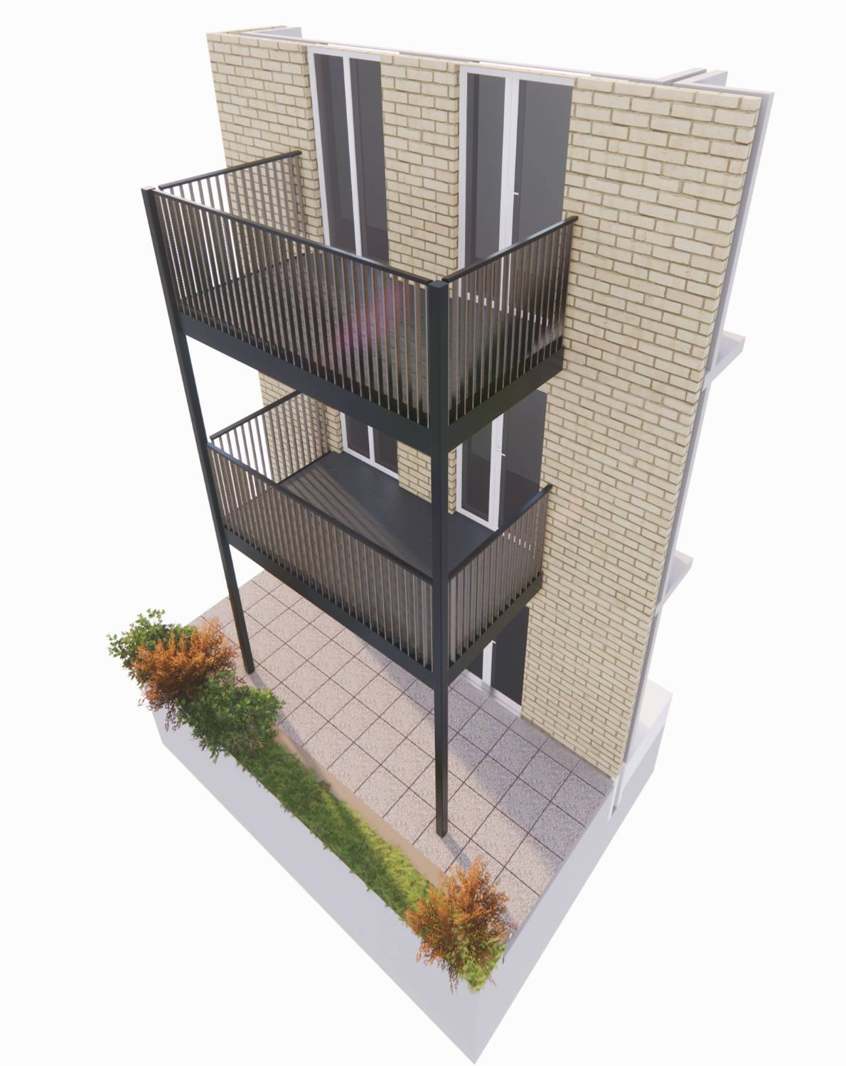 Cobalt Stack Balcony System - Rectangle