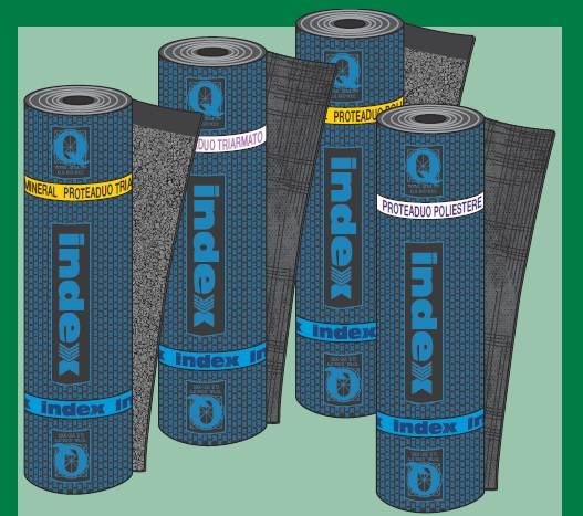 PROTEADUO - Reinforced bitumen sheets for roofing