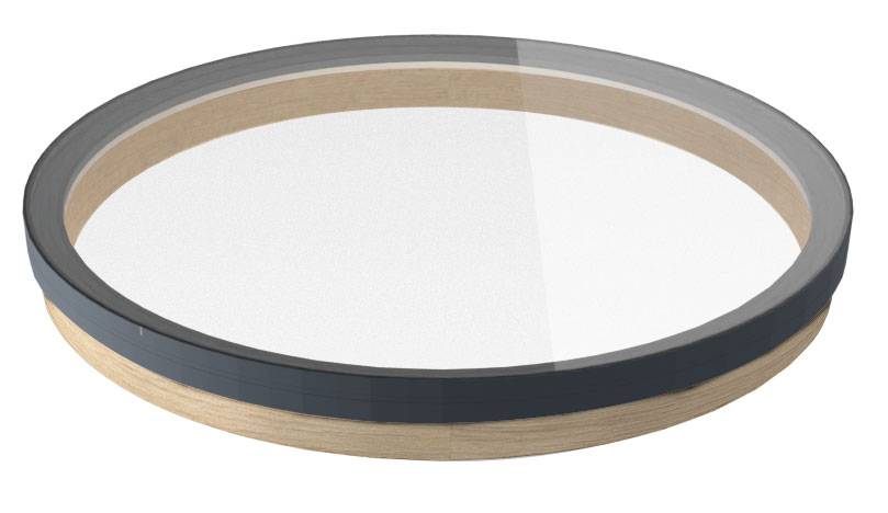 EOS97 Circular Flat Glass Rooflight - Rooflight