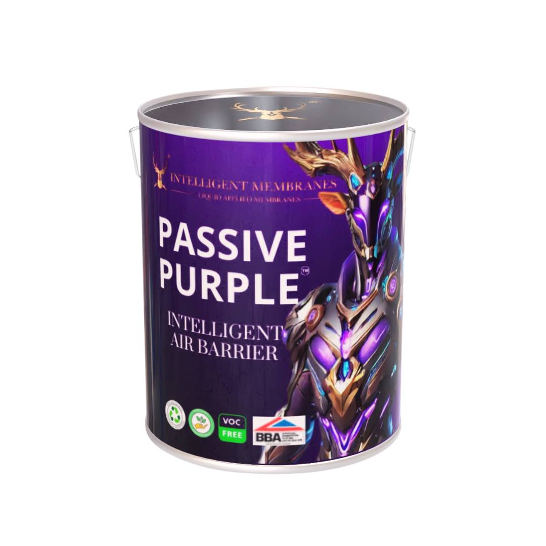 PASSIVE PURPLE® Intelligent Airtight Vapour Control- Vapour Control - Spray-applied Liquid Airtight Membrane - Fluid Applied Membrane