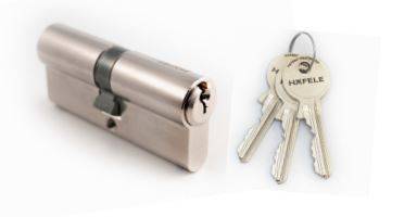 Hafele Premier Euro Profile Double Cylinder (HUKP-0603-02) - Locking Cylinders