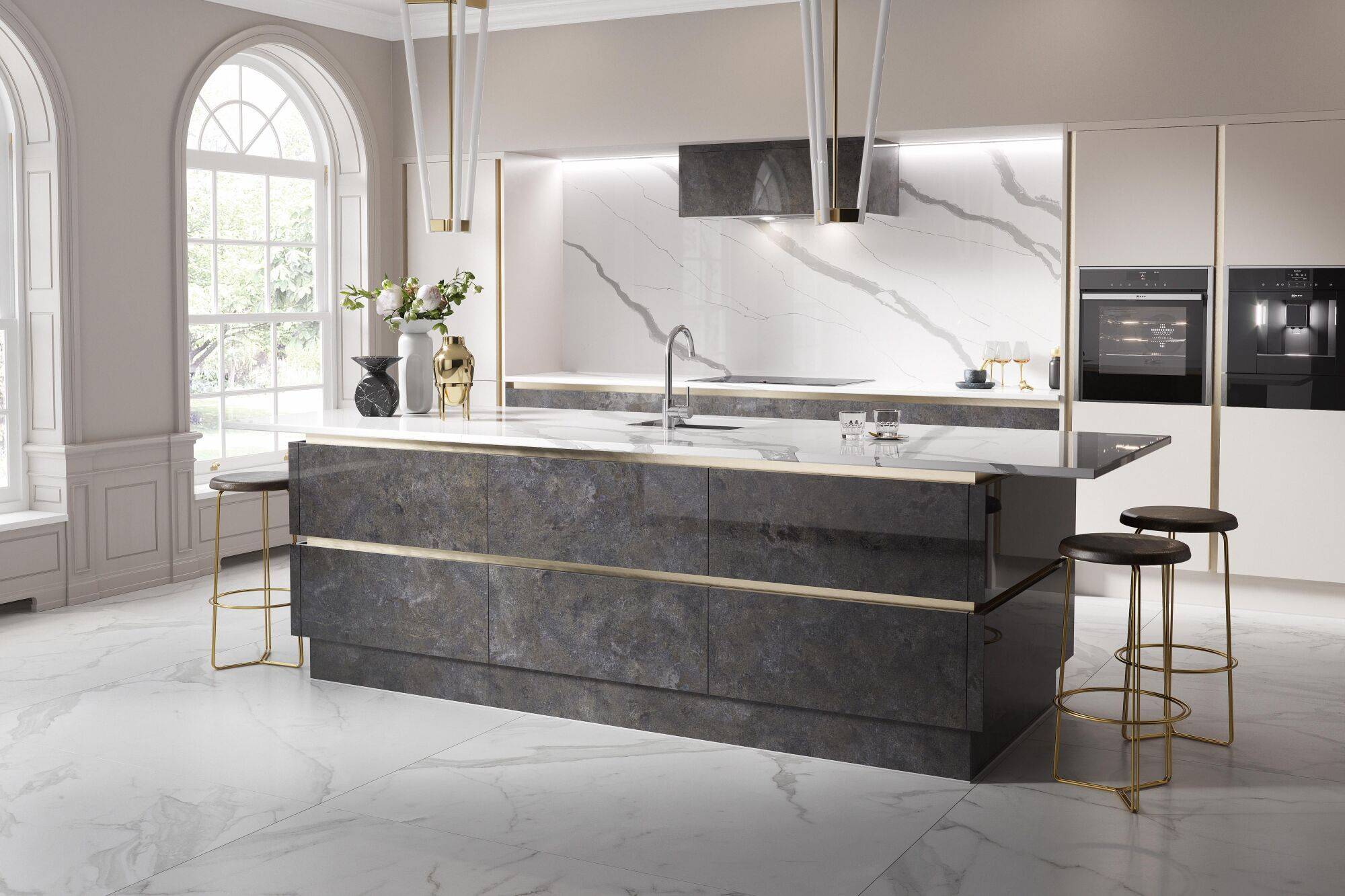 True Handleless Milano Elements - Kitchen Cabinets