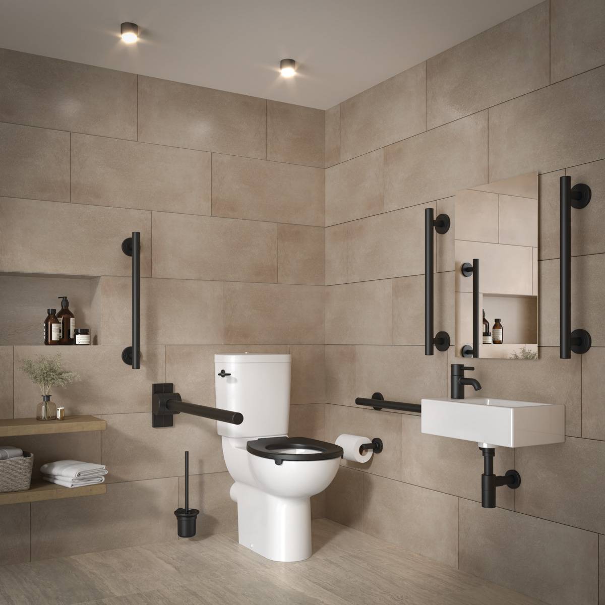 Contour 21 Raised Height Close Coupled Toilet - Toilet