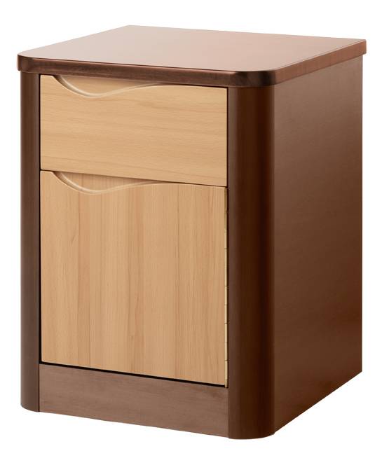 Acumen 1 Door 1 Drawer Bedside Cabinet