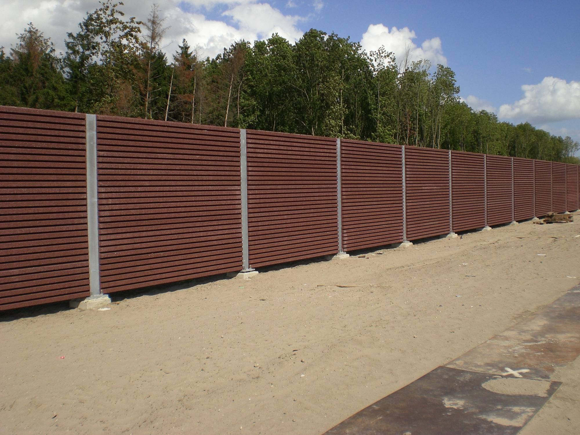 CONCRETESoundBlok Concrete Noise Barrier - Concrete Noise Barrier System