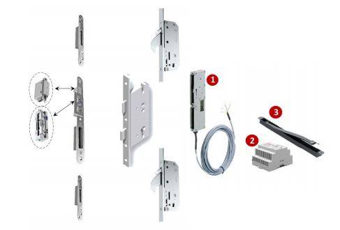 Winkhaus AV3-E Electronic Multipoint Deadlock (HUKP-0403-05) - Door lock