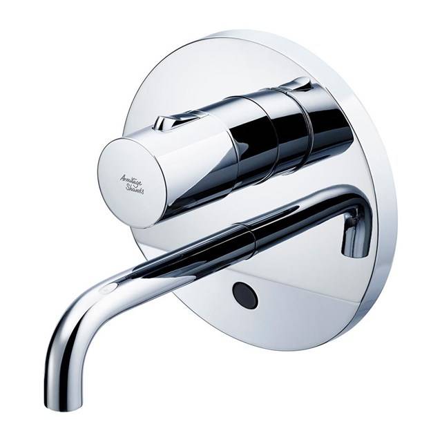 Sensorflow Wave Thermostatic Built-In Basin Mixer With 150mm Spout and Temperature Control