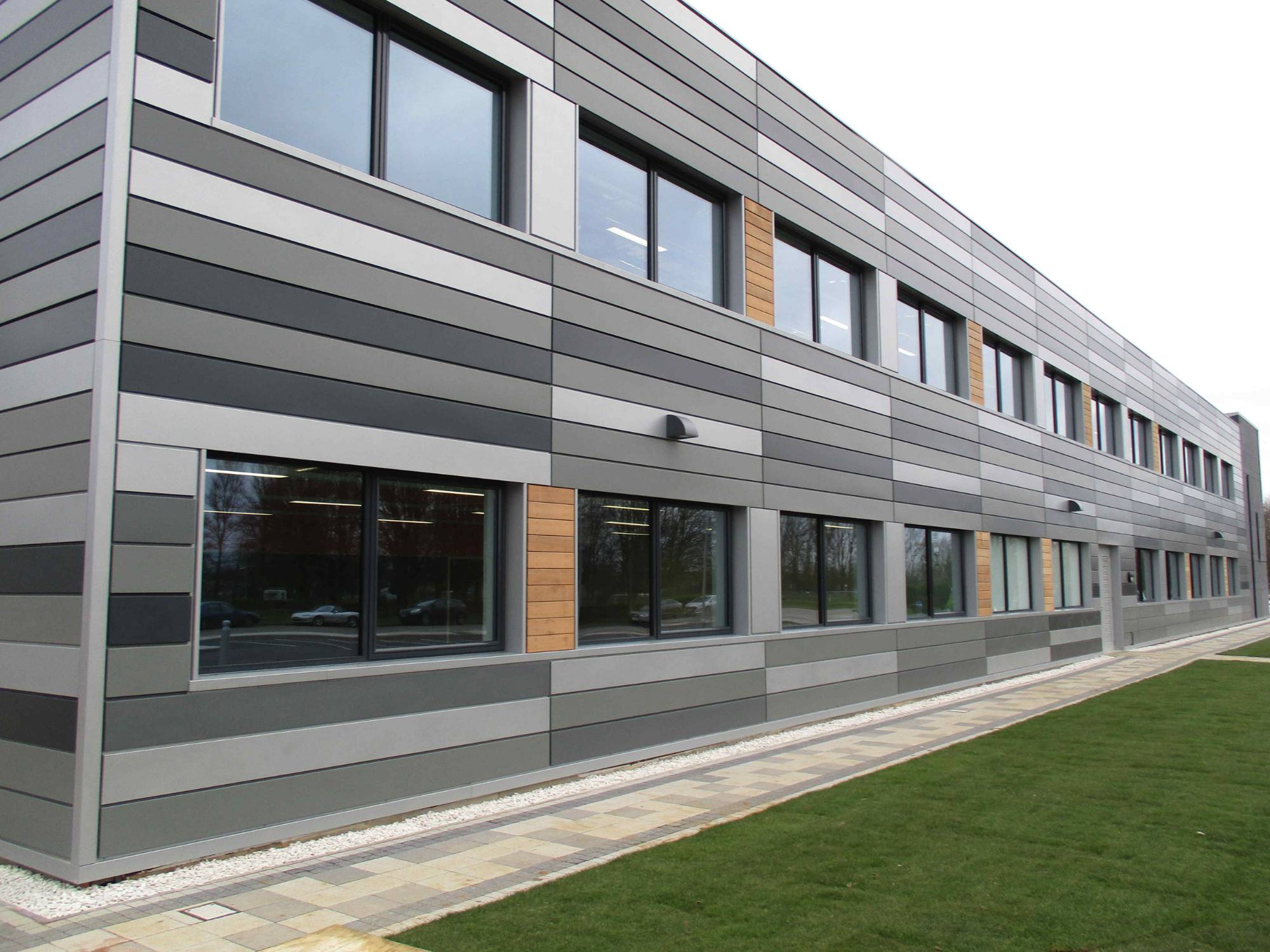 Secret-Fix Flat Plank & Panel Rainscreen Cladding System - APL Slimwall™ SFP - Secret-Fix Rainscreen Panel