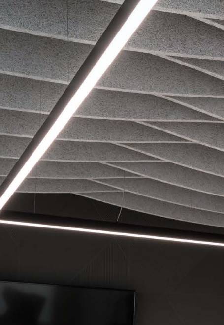 HERADESIGN® Baffle Element Arc - Ceiling baffle