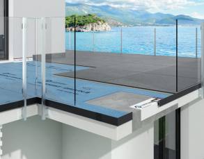 Proterrace Double Drip - Aluminium Edging Profile